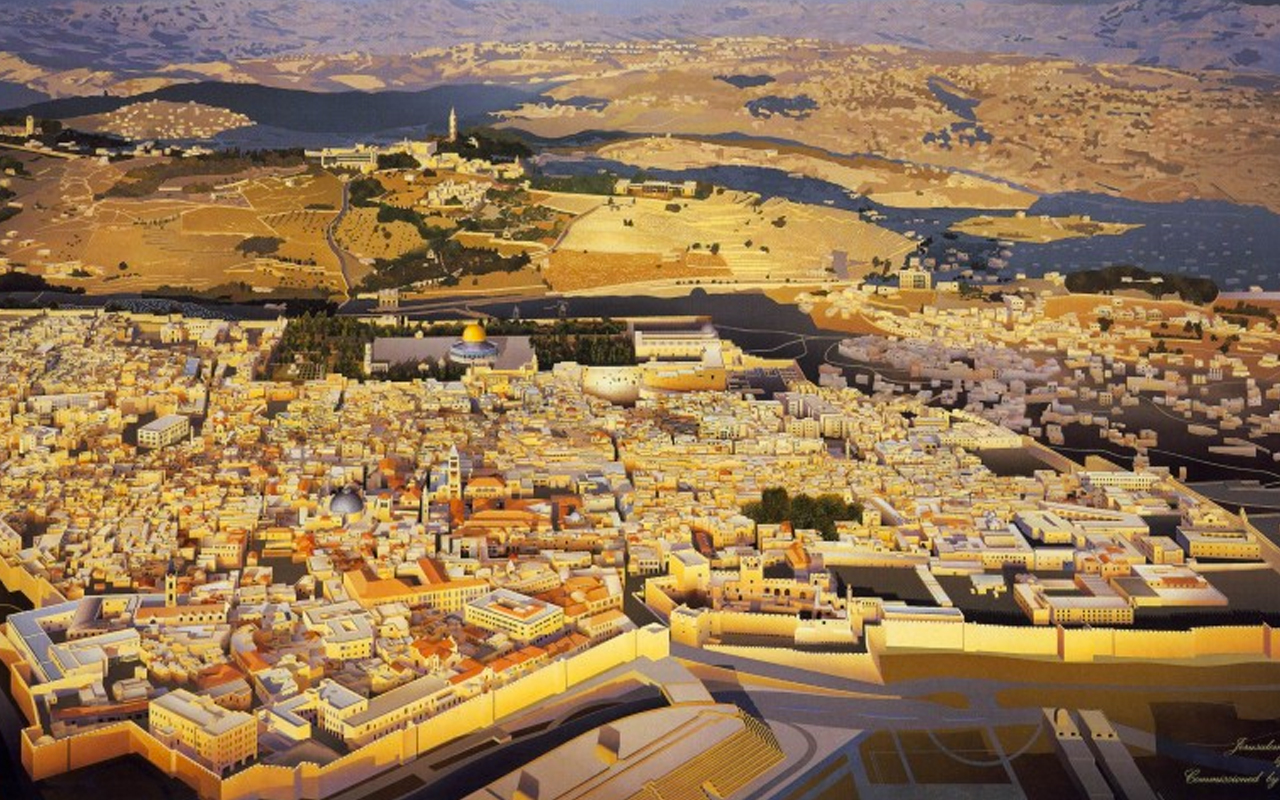 Panorama of Jerusalem – the holy city that unites the three Abrahamic religions