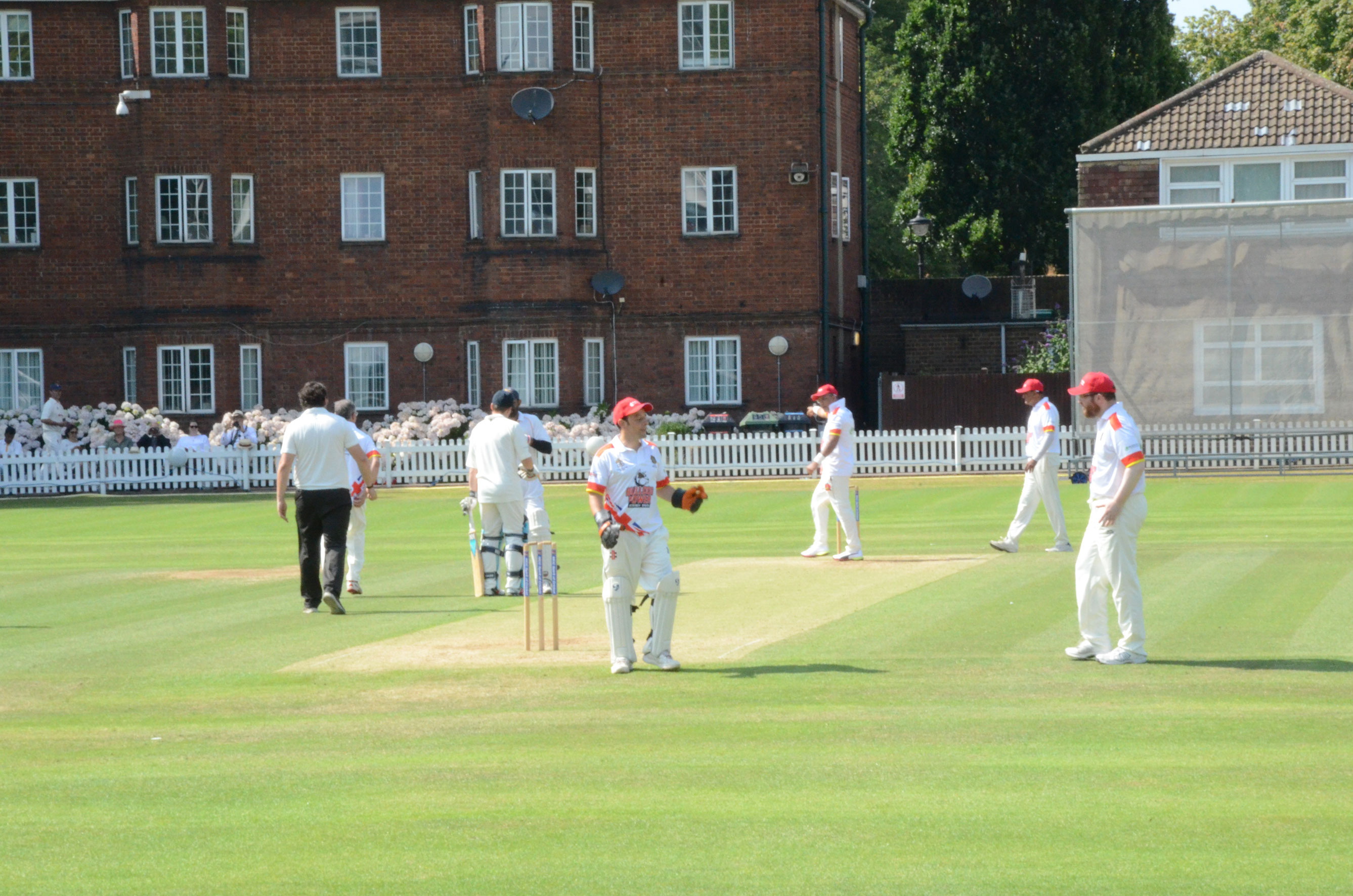 Vatican XI playing the Commonwealth Interfaith XI