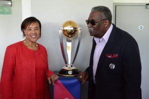 Baroness Scotland with Sir Clive Lloyd